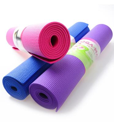 China Soft PVC Pilates And Other Workout Routines Exercise Fitness Soft PVC Custom GSM Eco-Friendly Yoga Mat for sale