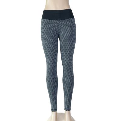 China High Waisted Honeycomb Fabric Iight Breathable Slim Breathable Hip Lift Women Pants Yoga Leggings for sale