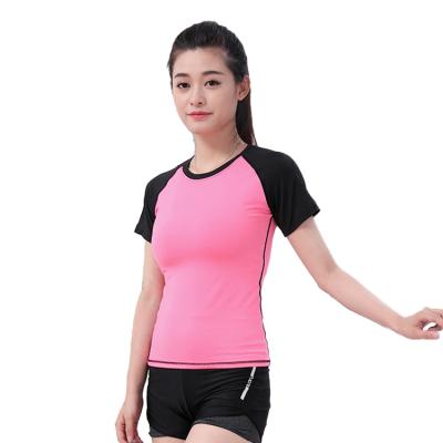 China Breathable Moisture Wicking Quick-Drying Clothes Top Plus Size Wholesale Athletic Wear For Women for sale