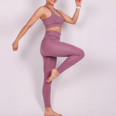 China Women's Breathable Quick-Drying Yoga Leggings Butt Crac! crack! active wear fitness yoga set for sale