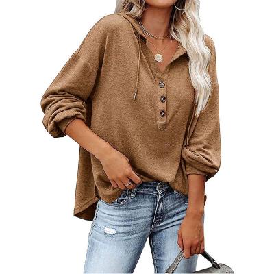 China 2021 High Quality Custom Oversized Anti-wrinkle 7 Colors Women Long Sleeve Drawstrings For Hoodies for sale