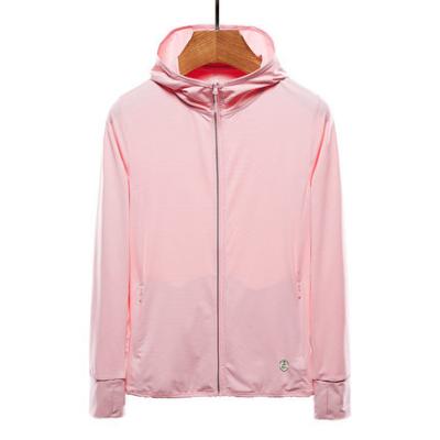 China Comfortable Summer Women's and Men's Summer Women's and Men's UV Protection UPF 50+ Outdoor Jacket UV Silk Hooded Clothing for sale