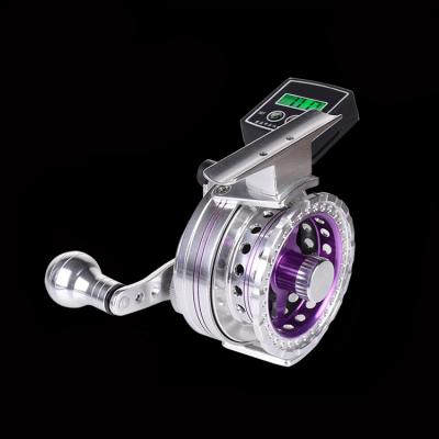 China Wholesale Quality 6+1 Al Alloy Straight Bearings Electric Raft Fishing Reel 3.6:1 Gear Ratio With Counter for sale