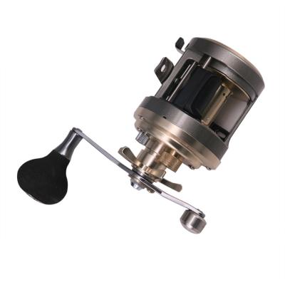 China 6.0:1 9+1BB Straight Gear Ratio Left Straight CNC Aluminum Alloy Reel Drum Fishing Trolling Reel for sale