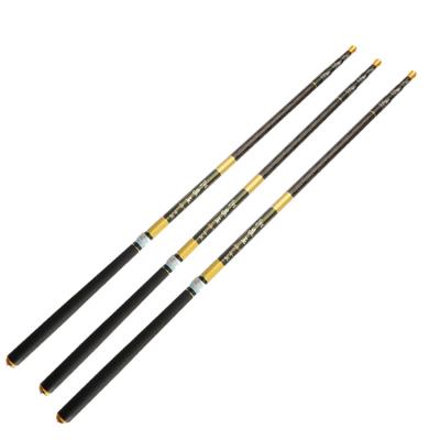 China New Style 4.5m 5.4m 6.3m 7.2m Carbon Hard Short Section Hand Pole Current Telescopic Fishing Rod for sale