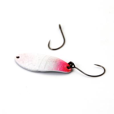 China Wholesale Freshwater Casting Artificial Spinner Bait Hard Metal Lure Fishing Spoon For Trout Other for sale