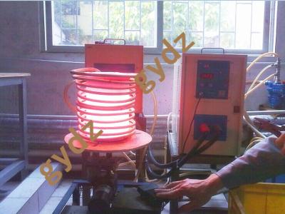 China 40KW Super Audio Frequency Induction Heating Machine for hot forging for sale