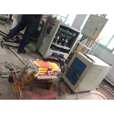 China 100KW 380V 1~20KHZ Medium Frequency Induction Heating Machine For Flatter Hammer for sale