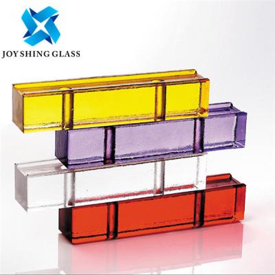 China Hol/Stevig Speciaal Glas, Crystal Tinted Glass Block voor de Bouw van vensters Te koop