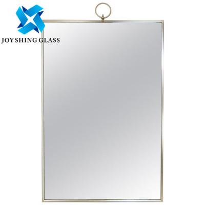 China espejo integral enmarcado metal de 5m m, espejo permanente libre del arco rectangular para la sala de estar en venta