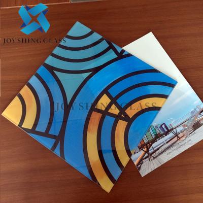 Cina Digital Printing Coated Glass Color Pattern Shape Customization in vendita