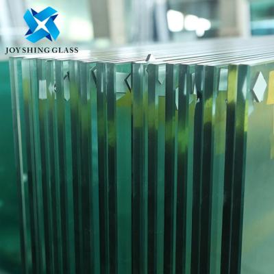 China Customzied 12mm Clear Toughened Balcony Glass for sale