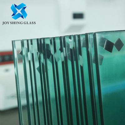 China 12mm Clear Tempered Glass 1/2 Inch Safety Toughened Glass for sale