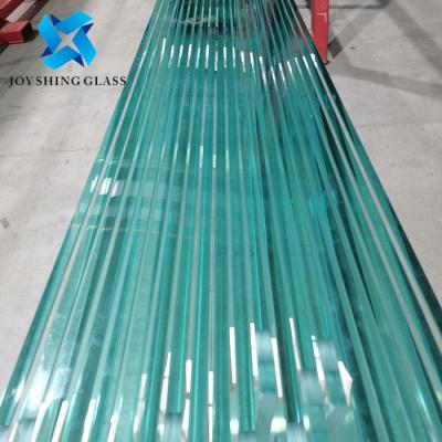 China 12mm Ultra Clear Heat Soaked Tempered Glass Ribs For Curtain Walls for sale