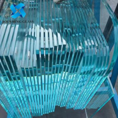 China 19mm Ultra Clear Tempered Glass 3/4 Inch Low Iron Toughened Glass for sale