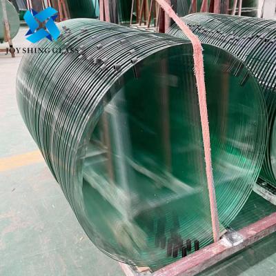 China Op maat gemaakt 3/8 inch rond groen gehard glas 10mm gehard glas Te koop