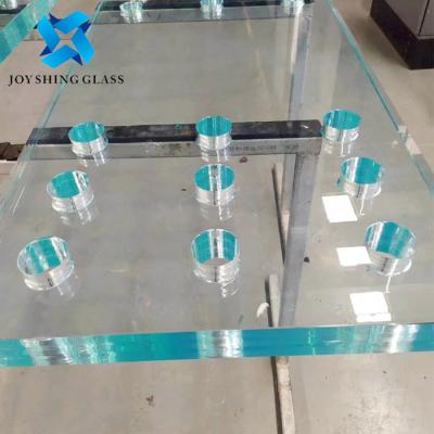 China Ultra Clear Crystal Laminated Glass for Swimming Pools for sale