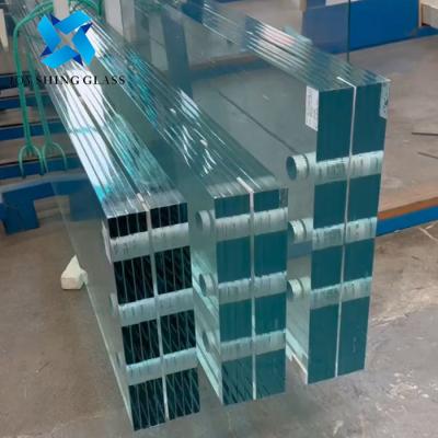 China Ultra Clear Heat Soaked Tempered Laminated Glass Ribs For Curtain Walls for sale