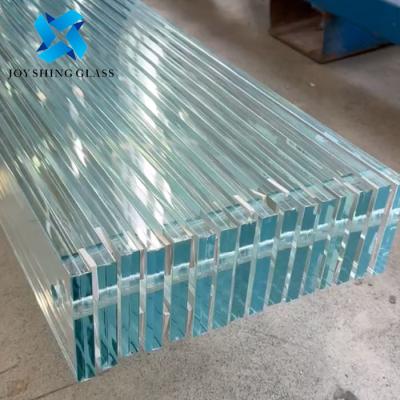 China Vidrio laminado de cristal ultraclaro, partición de vidrio laminado de 6+6 mm en venta