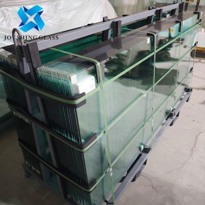 China Custom Size 15mm Green Toughened Glass 19/32