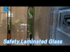 Building Safety Laminated Glass Sheets PVB / SGP / EVA Decorative