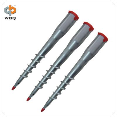 China Building Construction Hot Dip Galvanized Ground Pole Anchor Ground Screw Pile for sale