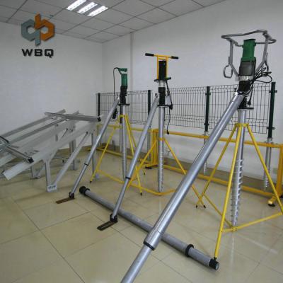 China Ground Screw Rig WBQ HD05 Solar Ground Screw Piling Machine Ram for sale