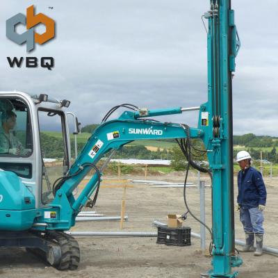 China Easily Operation Spiral Piling Machine For Ground Screw SWDL150 SWDL 150 for sale