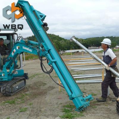 China Pile drilling guardrail rig diesel hammer piling drive hydraulic machine driver for sale