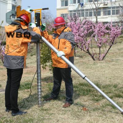 China Screw Mini Electric Piling Machine Railway Driver for Solar Power System for sale