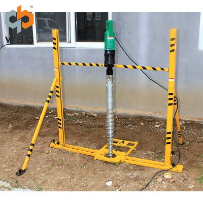 China Railroad Electric-Driver Piling Ground Pilling Machine , Ground Screw Pilling Machine for sale