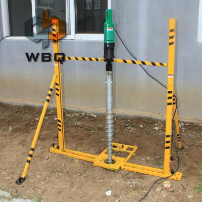 China Piling Ground Screw Anchor Electric Drill Machine For Piling Ground Screw Anchor for sale