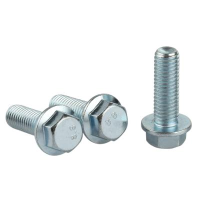 China Construction 8.8Grade Carbon Steel Galvanized External Hexagon Flange Screws Packing Screw Hex Flange Bolt for sale