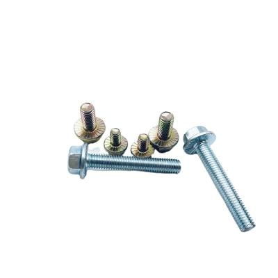 China Stainless Steel Material DIN6921 Carbon Steel Stainless Steel Hex Head Flange Bolts for sale