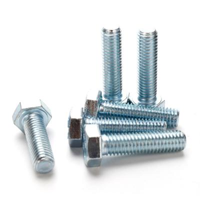 China Galvanized Stainless Steel HDG Hex Head Bolts Grade Bolt 4.8 8.8 10.9hex for sale