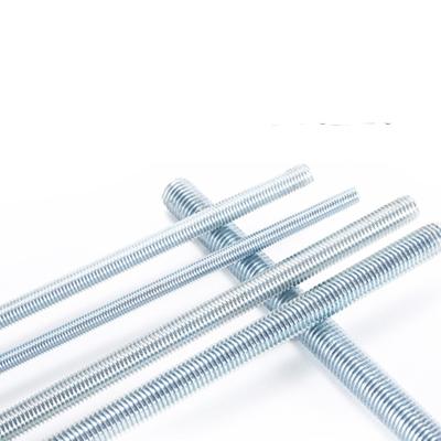 China Wholesale Threaded Rod M8 M10 M20 Carbon Steel Galvanized Thread Stud Full Threaded Stud DIN976 Construction Bolt Threaded Rod for sale