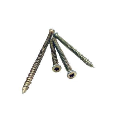 China Round Window Concrete Frame Screws Concrete Screw Countersunk Head Concrete Screws 7.5 Torx Head for sale