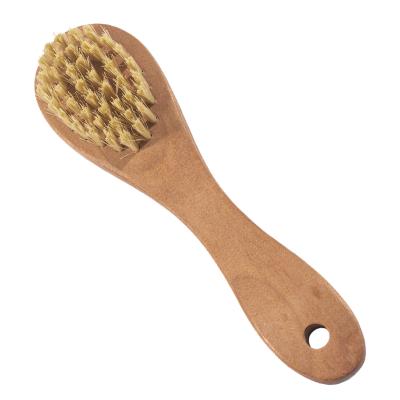 China 2021 Wholesale Wooden Facial Cleaning Brush JFFB-W107 Waterproof Facial Cleansing Brush for sale