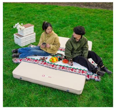 China Outdoor Camping Raising Mat Moisture-Proof Moving Mat Sponge Thickened Outdoor Camping Double Automatic Inflatable Tent Factory Direct Selling for sale