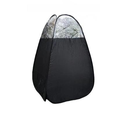 China Camouflage/Field Game Factory Direct Selling Logo Waterproof Portable Pop-Up Outdoor Cloakroom Custom Black for sale