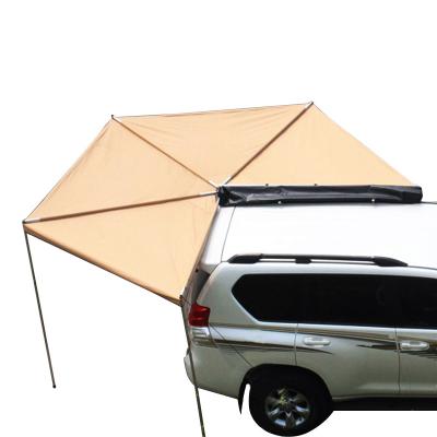 China Extended Type 2022 New 420D Oxford Person Camping Tents Canopy Single Tent 5-8 Retractable 270 Degree Foxwing Tent Car Tent Dinghy for sale