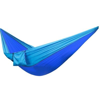 China Easy Storage 210t Double Hammock Camping Equipment Portable Nylon Spinning Hanging Chair for sale