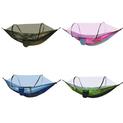 China Portable Hot Selling Amazon Fabric Camping Mosquito Net Double Outdoor Nylon Hammock for sale