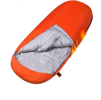 China Autumn And Winter Thickened Design Camping Sleeping Bags Easy Carry Egg Down Warm Portable Outdoor Duck Down Travel Sleeping Bag Warm for sale