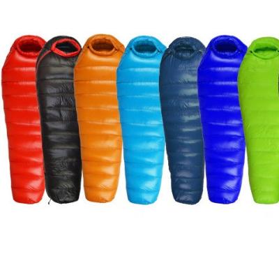 China Easy Carrying Customized Sleeping Bag Waterproof Adult Thickened Warm Duck Down Ultra Light Sleeping Bags for sale