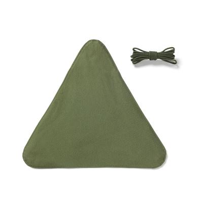 China Waterproof Portable Triangular Stool Cloth Single Folding Canvas Fishing Manual Stool for sale