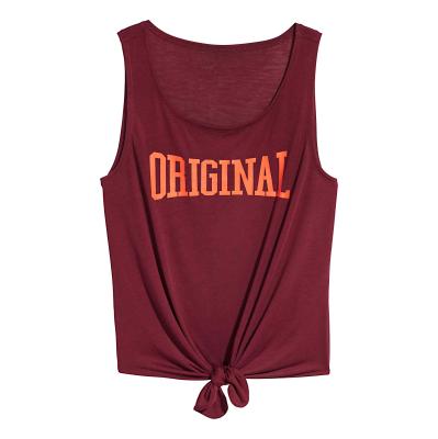 China Wholesale Custom Anti-pilling Plus Size Printing Casual Loose Tank Top For Grills for sale