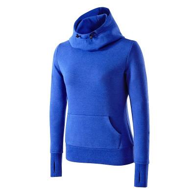 China White Anti-Shrink No Labels Blue High Quality Hoodies Knitted Gym Hoodie For Ladies for sale