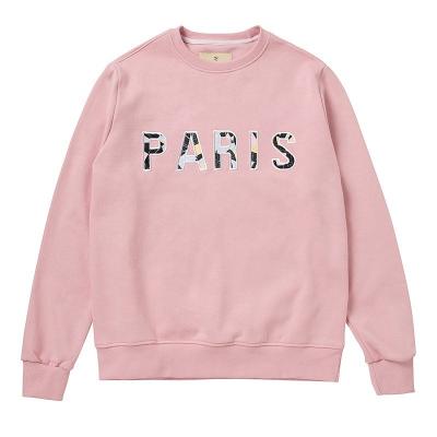 China Anti-wrinkle OEM Embroidery Autumn Crewneck Pullover Sweatshirts For Women for sale