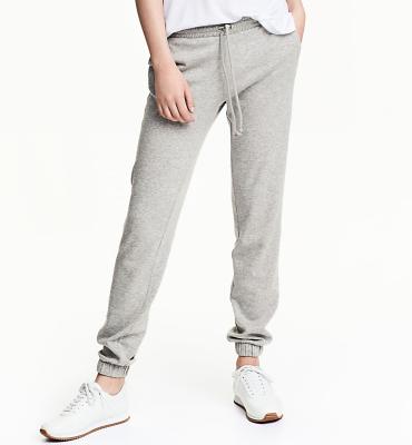 China Anti-pilling Custom Gray Blank Cotton Fleece Oversized Jogger Sweatpants For Women for sale